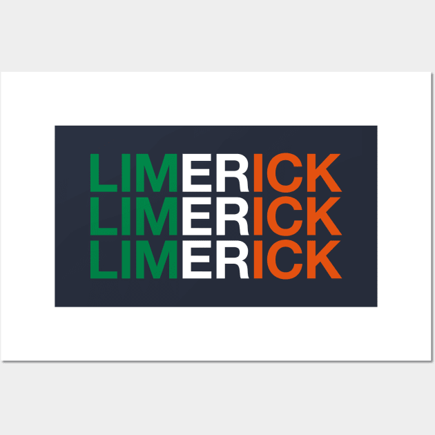 LIMERICK Irish Flag Wall Art by eyesblau